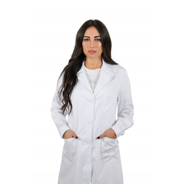 CAMICE DONNA MEDICO LABORATORIO