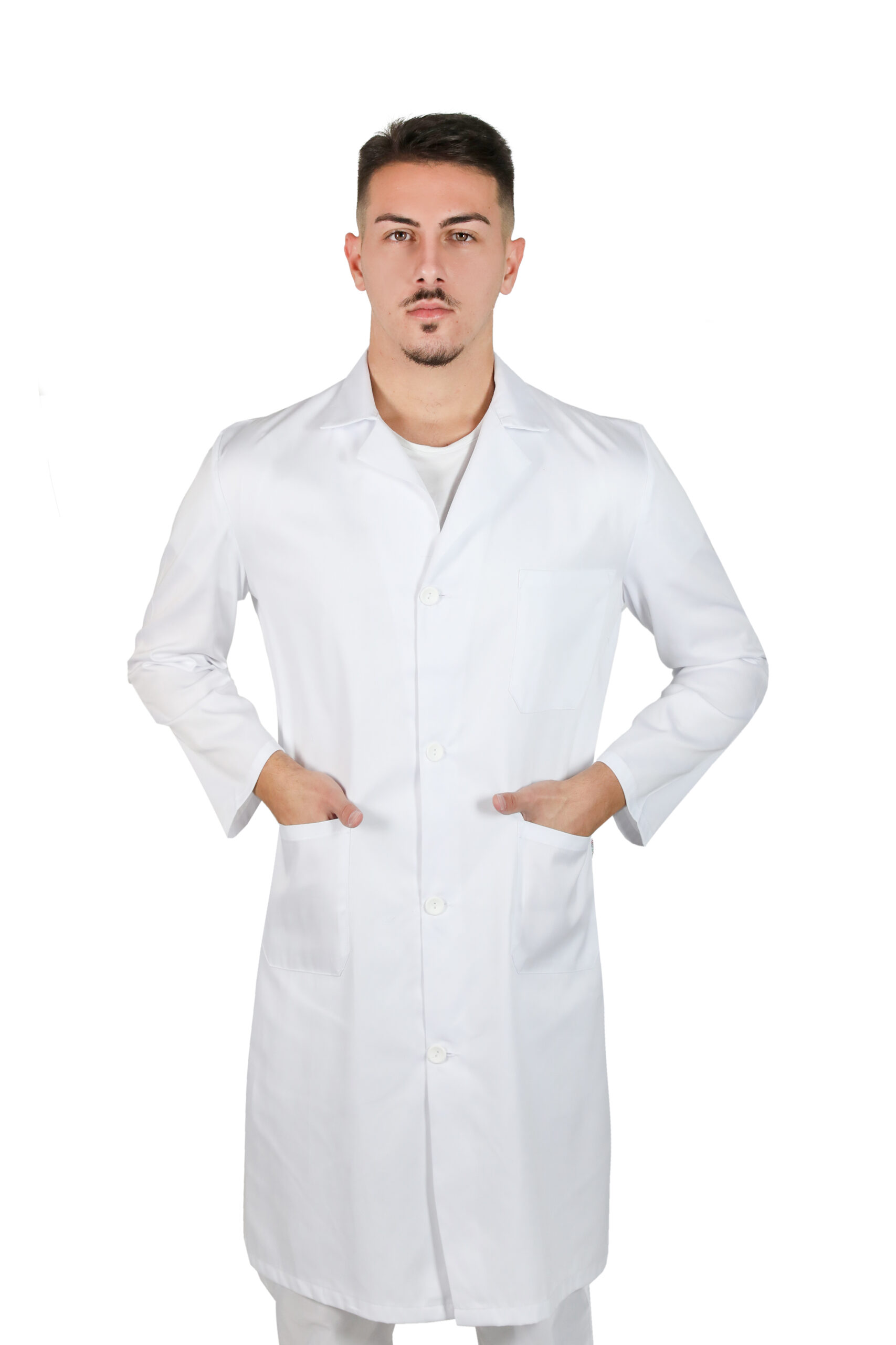 Camice classico da uomo Bianco - Personalizzabile con ricamo - immagine 2