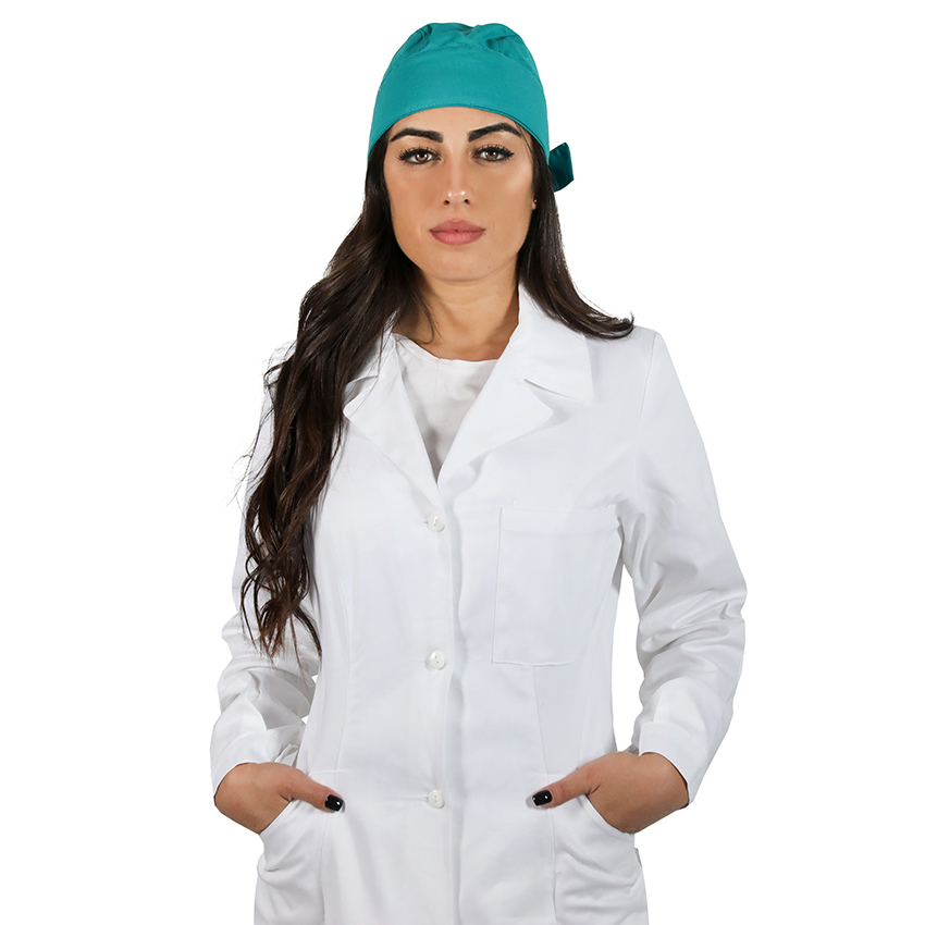 Camice ospedaliero da donna Bianco - immagine 2