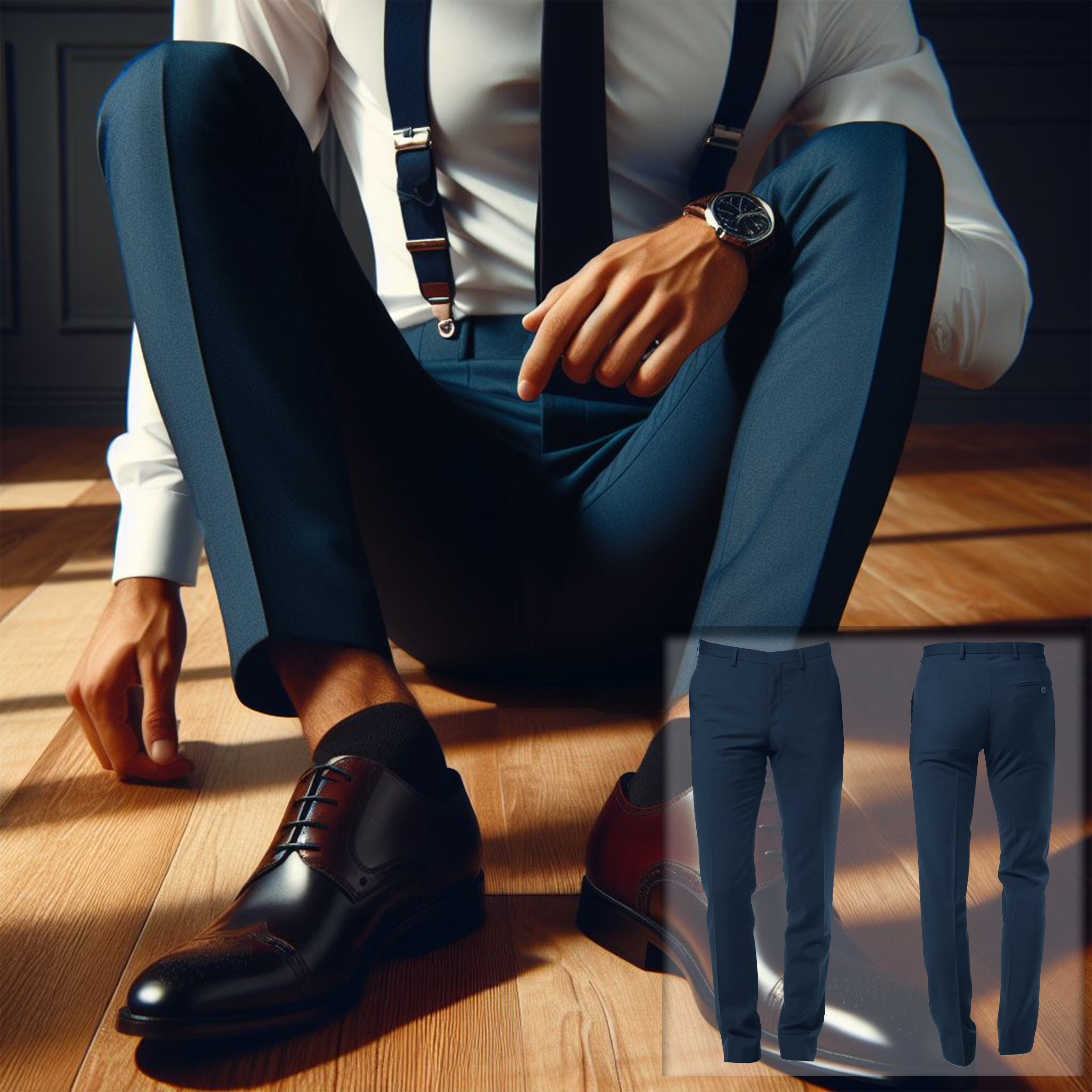 Pantalone Classico Uomo - Blu