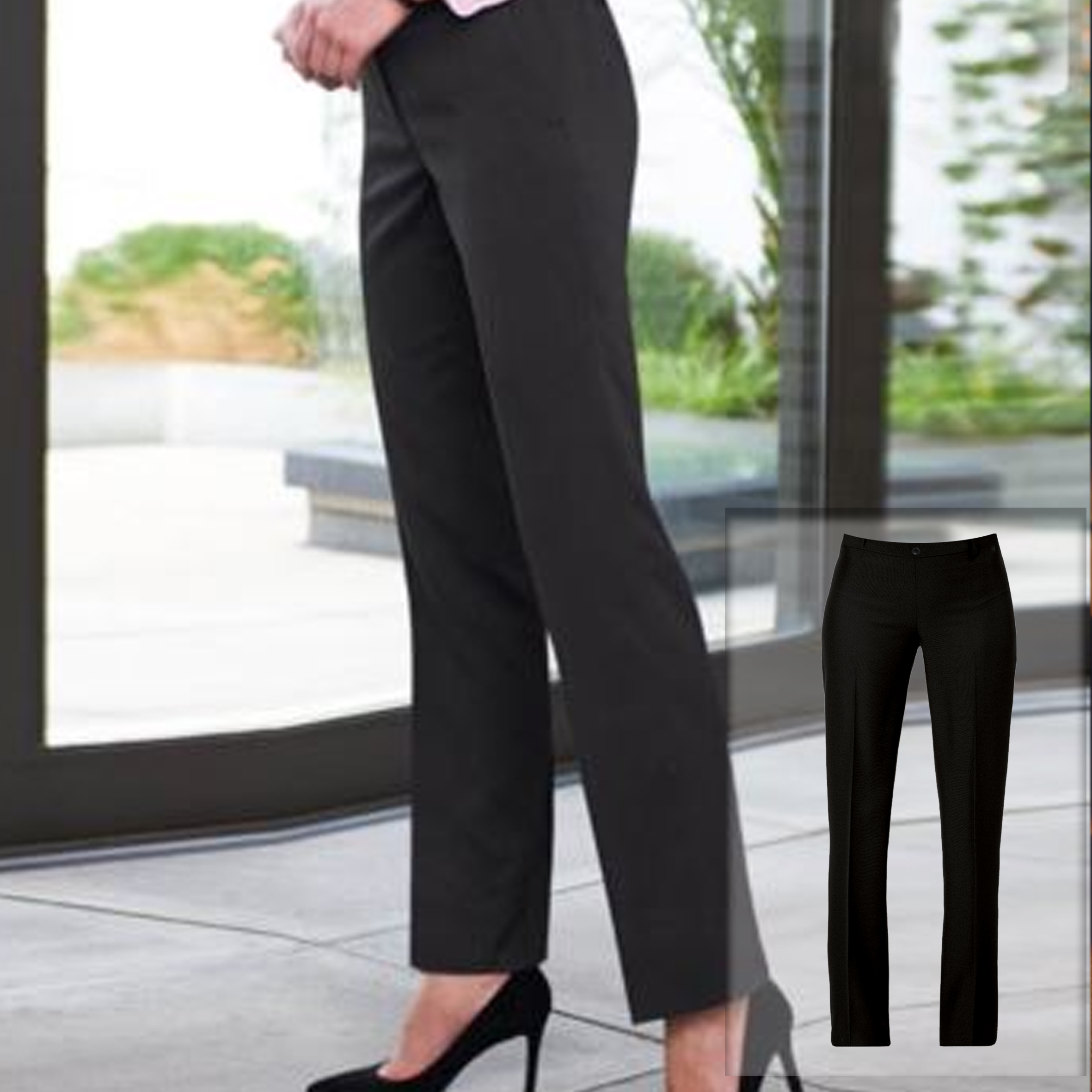 Pantalone Classico Donna - Nero