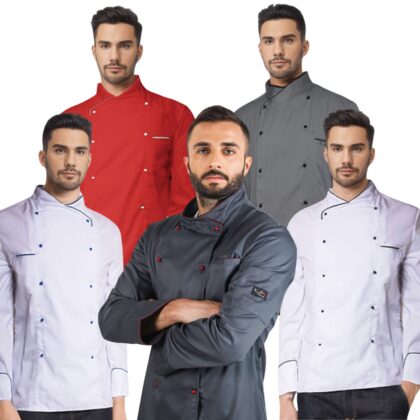 Giacca da Cuoco con profilo