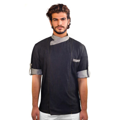 Giacca da chef jeans elastico