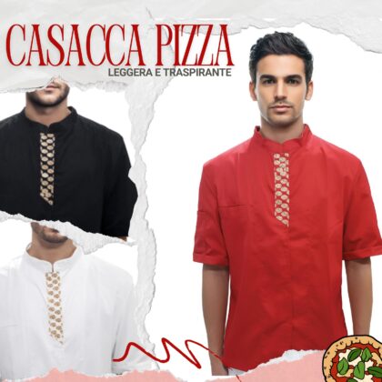 Casacca da uomo finiture pizza