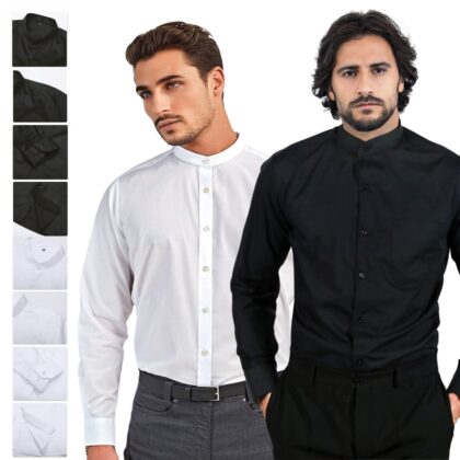 Camicia coreana da uomo
