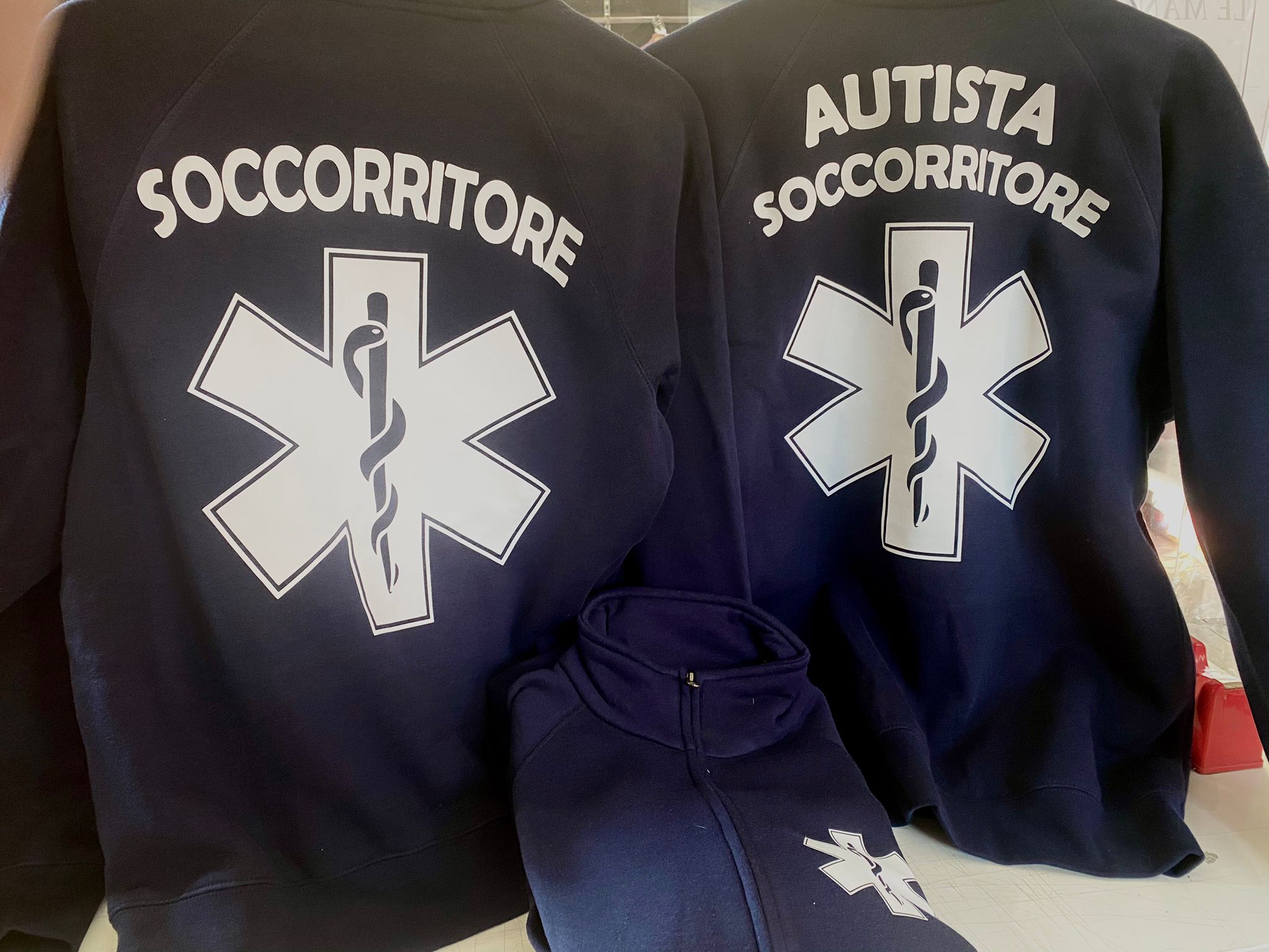 Felpa sanitaria invernale unisex stampata - immagine 2